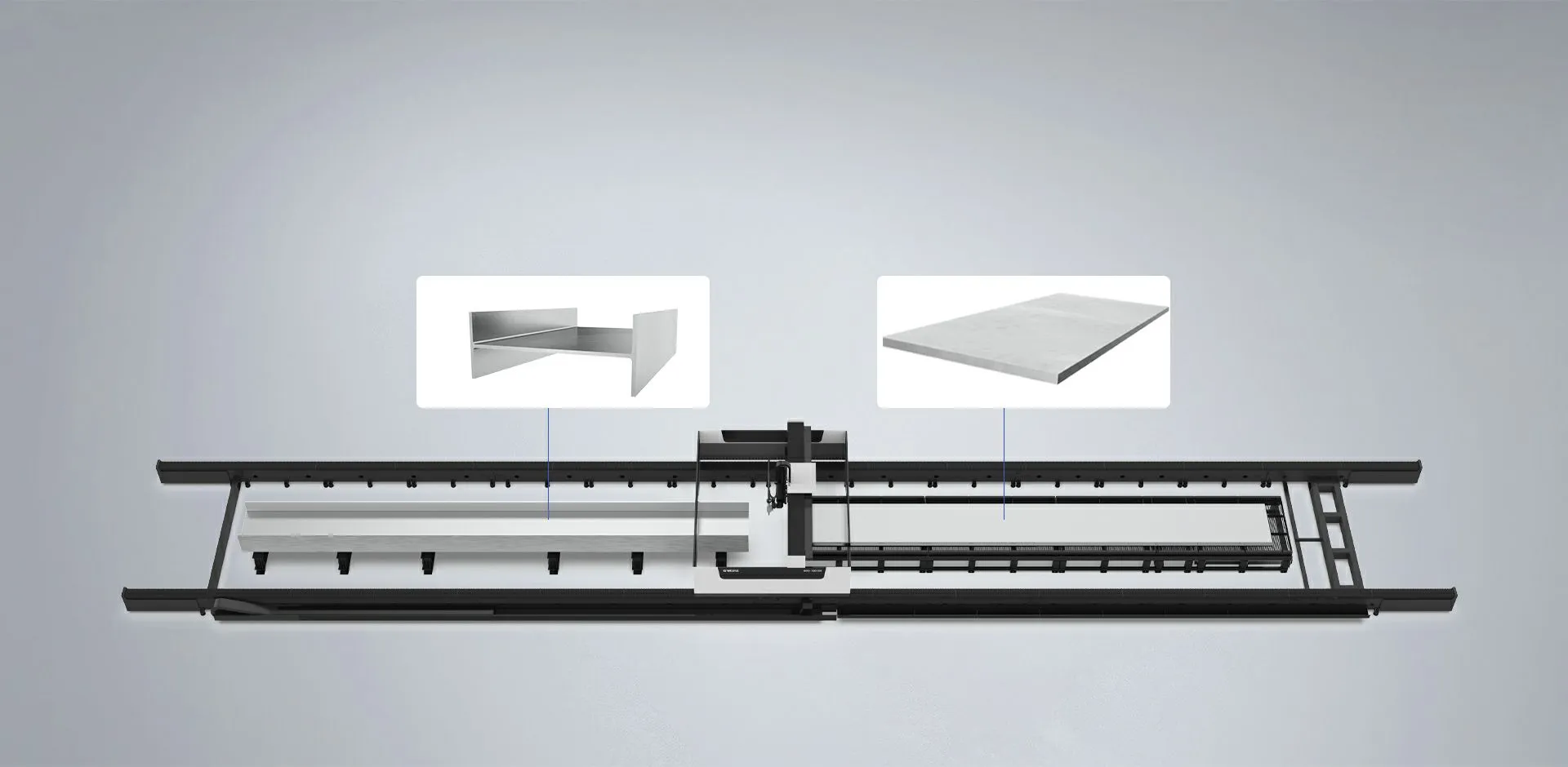 Plate & section steel dual-use